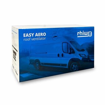 Rhiwa Easy Aero Electric dak ventilator bestelwagen &ndash; ZWART